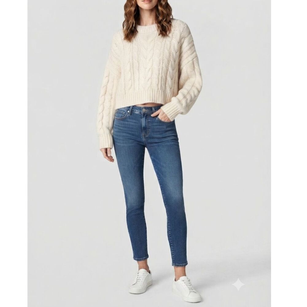 Paige Verdugo Ankle Skinny Jeans Women's Size 27 Mid Rise Medium Wash Cozy Gorp
